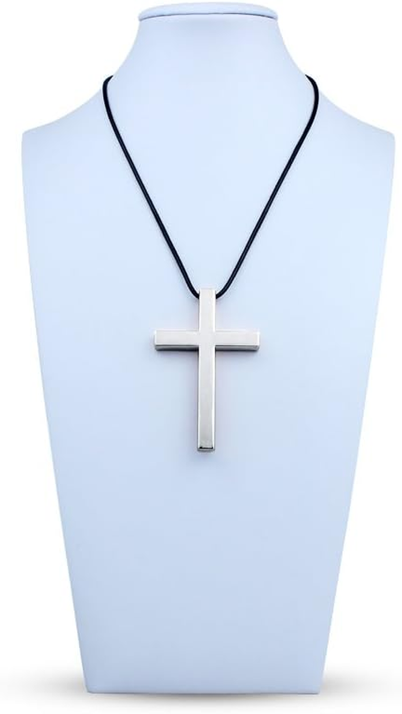 EFORCAR(TM 1Pcs Car Rear View Mirror Decoration Cross Religious Faith Car Charm Hanging Accessory Auto(Rndom Color) image number 2