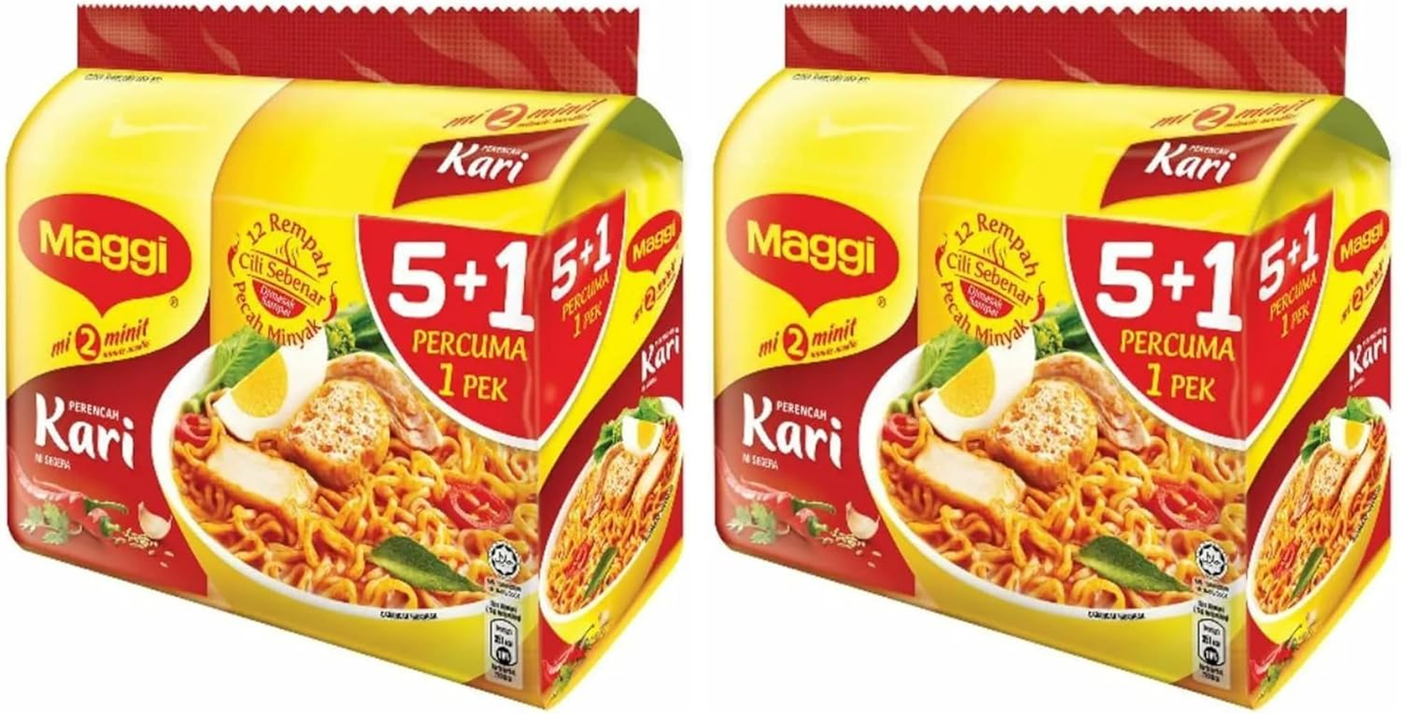 Nestle Maggi Mee Curry Noodle, 5X79 G