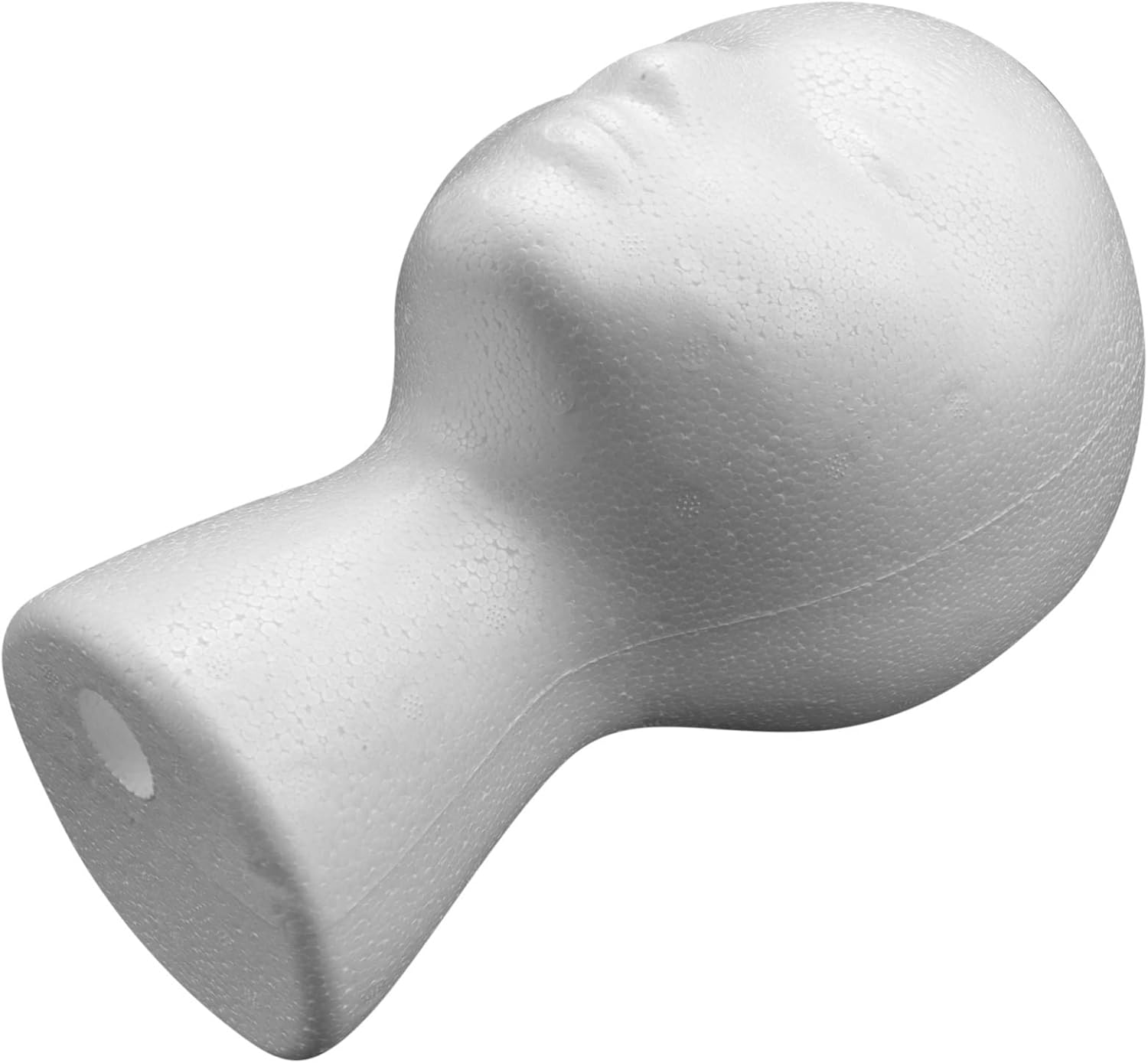 Dropfree 27.5 X 52 Cm Faux Mannequin Head Female Foam (Polystyrene) Exhibitor for Cap, Headphones, Hair Accessories and Wigs Women Mannequin Foam image number 4