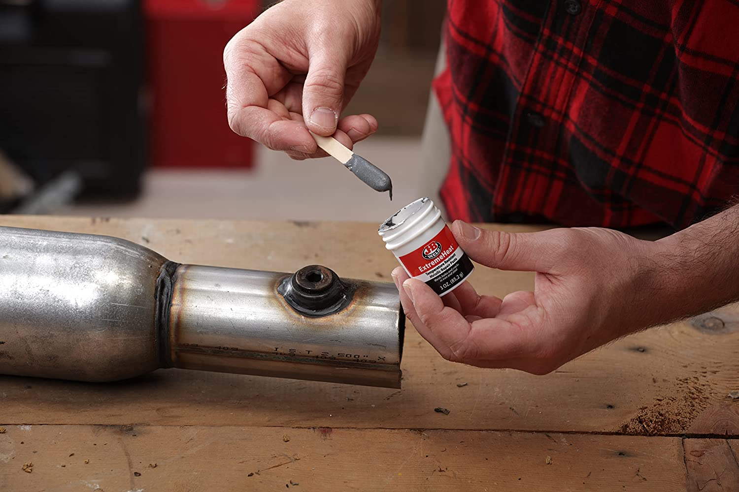 JB Weld Extremeheat Temperature Resistant Metallic Paste, 85 G image number 1