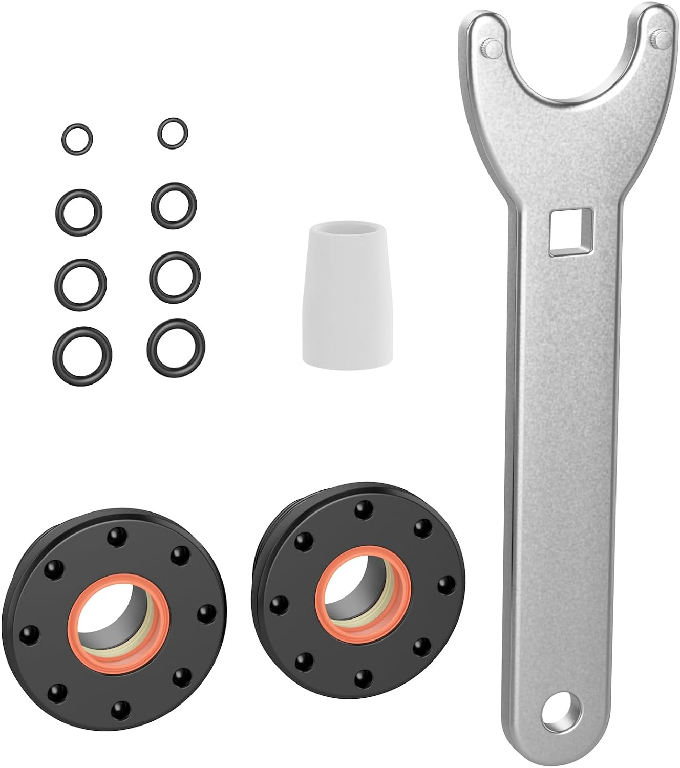 HC5345 Seal Kit - Front Mount Hydraulic Steering Cylinder Seal Kit with Pin Wrench HS5157 Fit for HC5340, HC5341, HC5342, HC5343, HC5344, HC5345, HC5346, HC5347, HC5348, HC5358, HC5365 and More image number 4