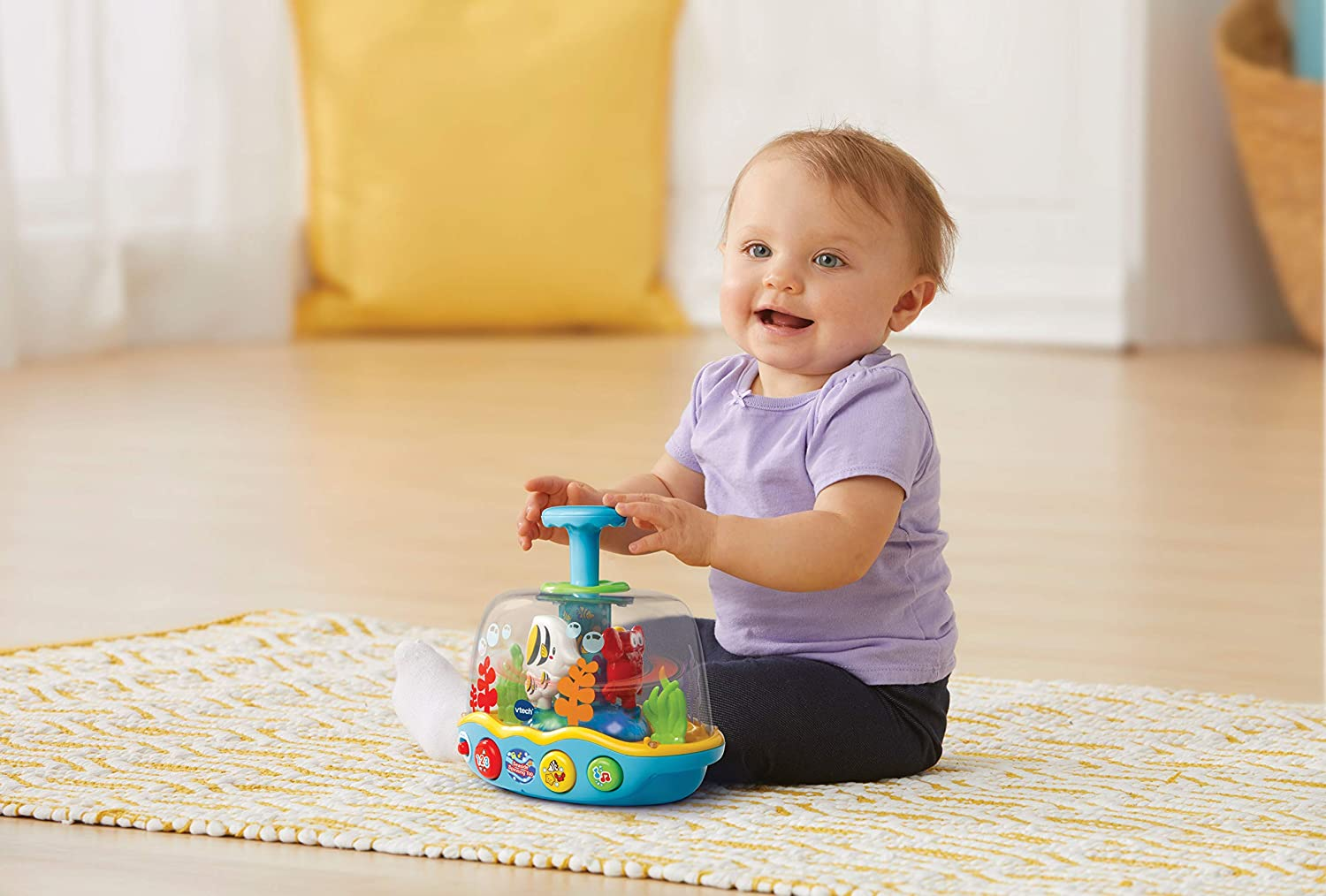 Vtech 508903 Seaside Spinning Top Spinning Toy image number 2