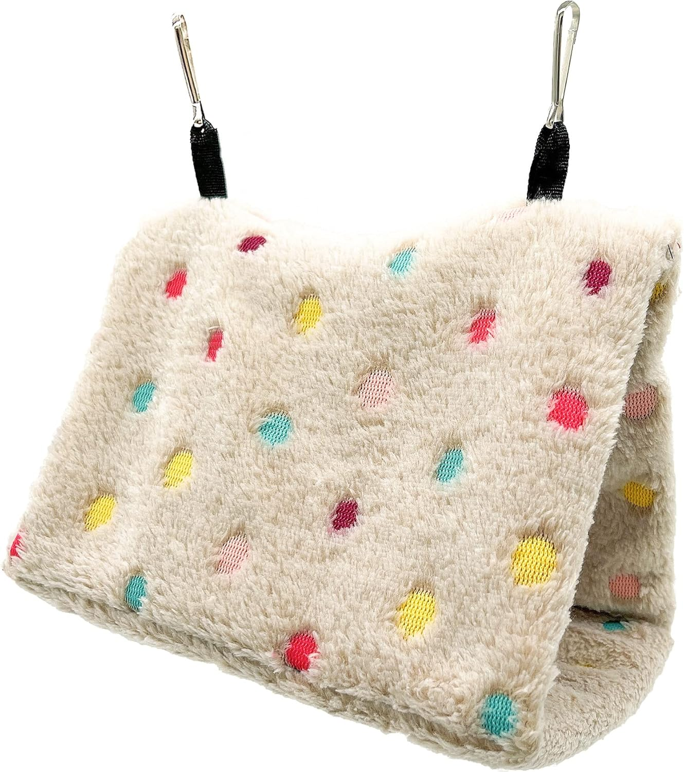 Parrot Hammock Hanging Cage, Bird Nest, Pet Bird Nest, Winter Nest House or Cage Toy, Plush Bird Hut for Small Animals, Hanging House, Bed, Swing, Rat, Ferret, Hamster (S)