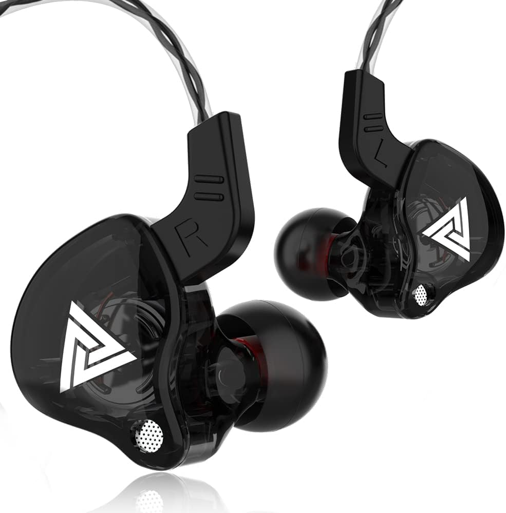 Qkz Ak6 Gaming Earbuds with Mic,Universal 3.5Mm Hifi Sport Headphones in Ear Earphone for Running with Microphone Headset Music Earbuds (With Mic, Blue)