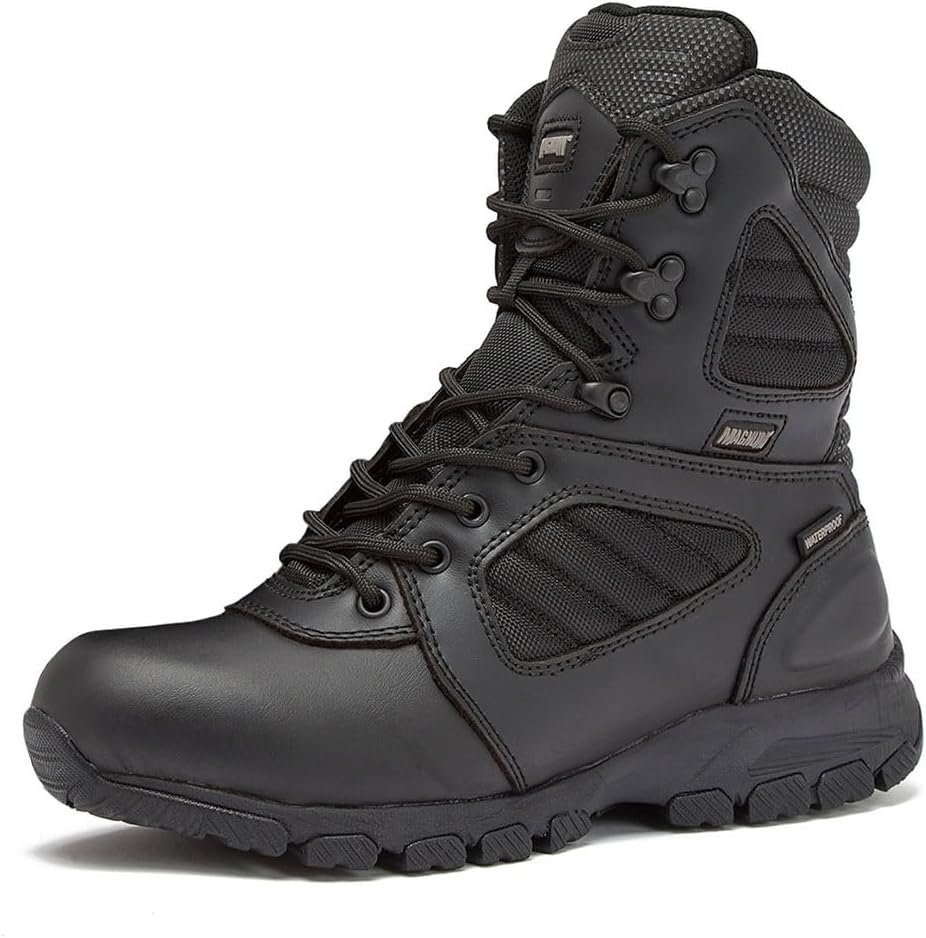 MAGNUM Men'S Bragg Waterproof Tactical Boots for Men, Mens Military Hiking Boots, Breathable Light Weight Work Boots for Men