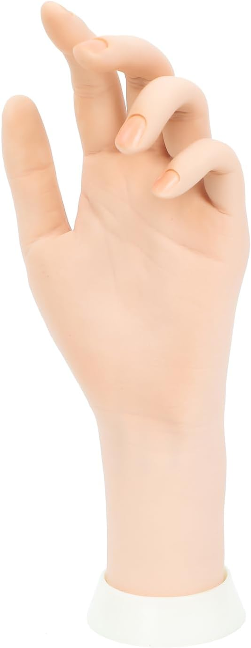 1 X Practice Nail Art Trainer Training Hand Tool Left Flexible Hand Model Flexible Display Hand Manicure Practice Prosthesis Hand for Nails