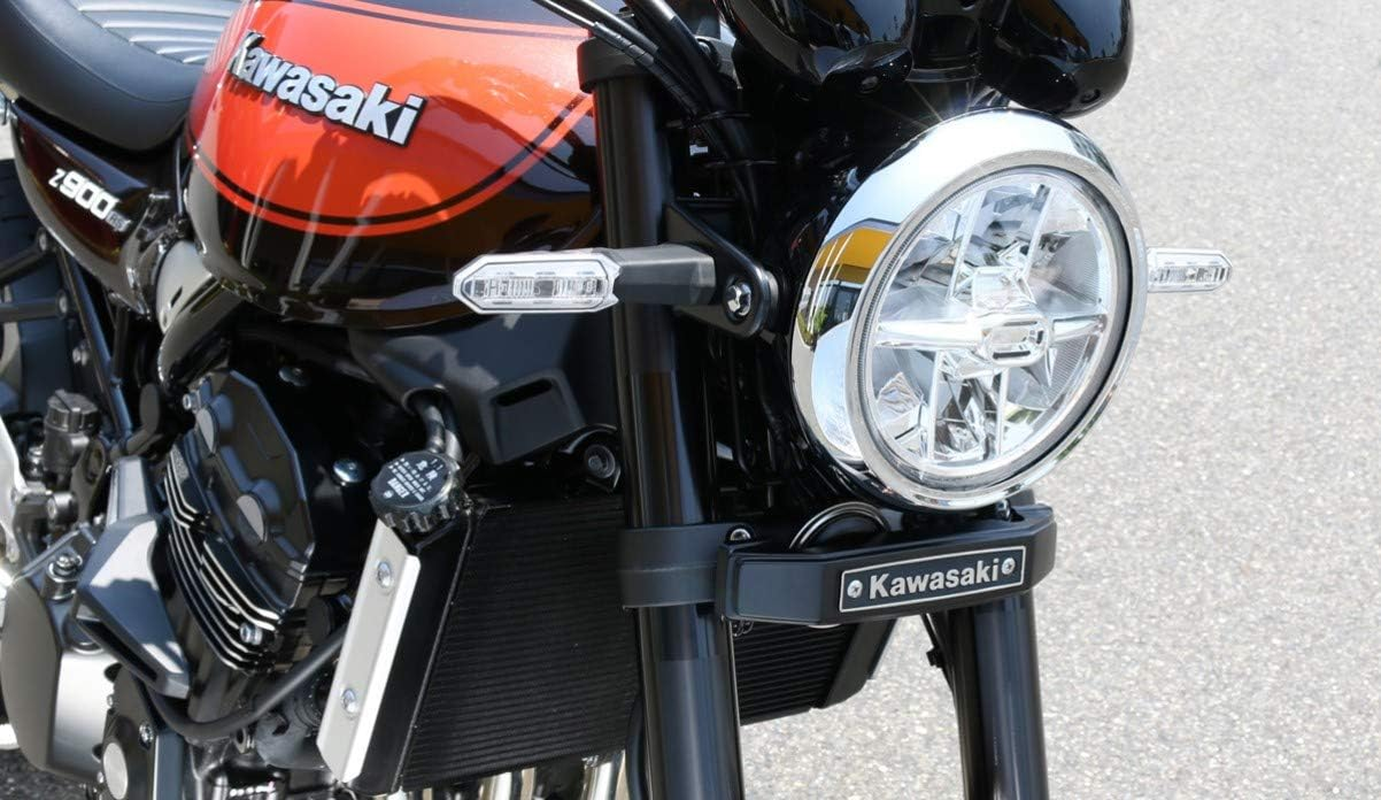 PMC Z900RS Kawasaki Stem Emblem Set, Lowercase with Mounting Stay, Black 189-1026 image number 3