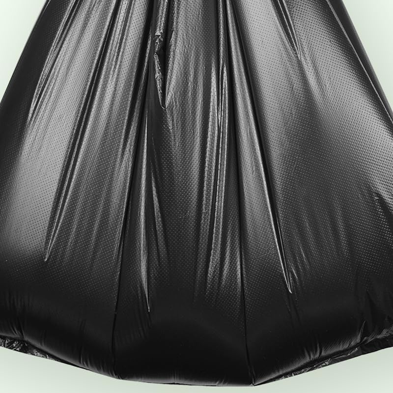 100PCS Black Heavy Duty Bin Bags Liners Rolls Waste Refuse Sacks Rubbish Bag, Durable and Tear-Resistant, Ideal for Business and Home Use image number 5