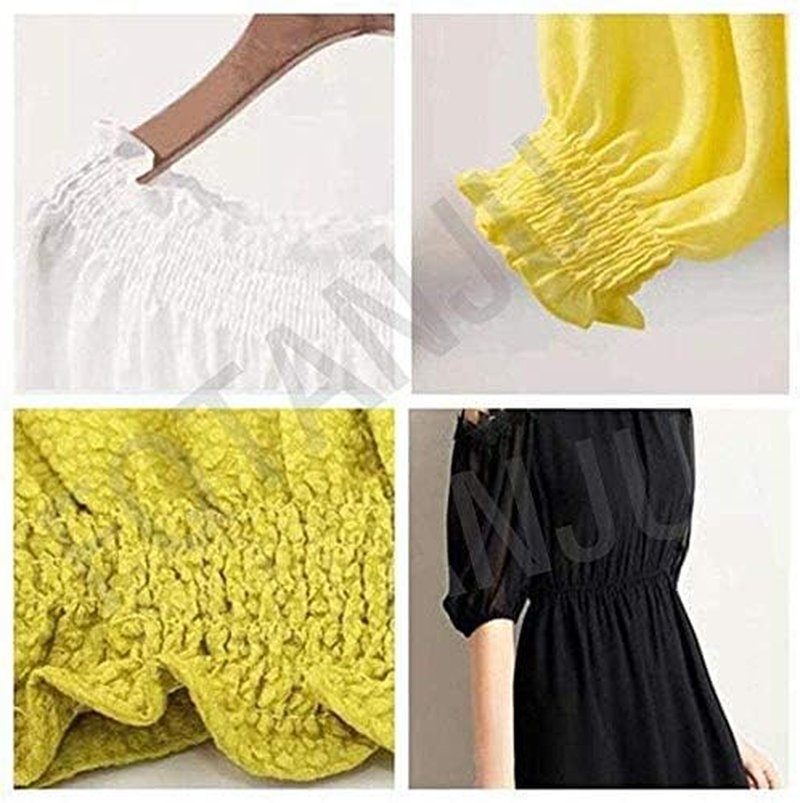 FQTANJU round Shirring Elastic Craft Cord（6 Black+6 White） - Style4 image number 5