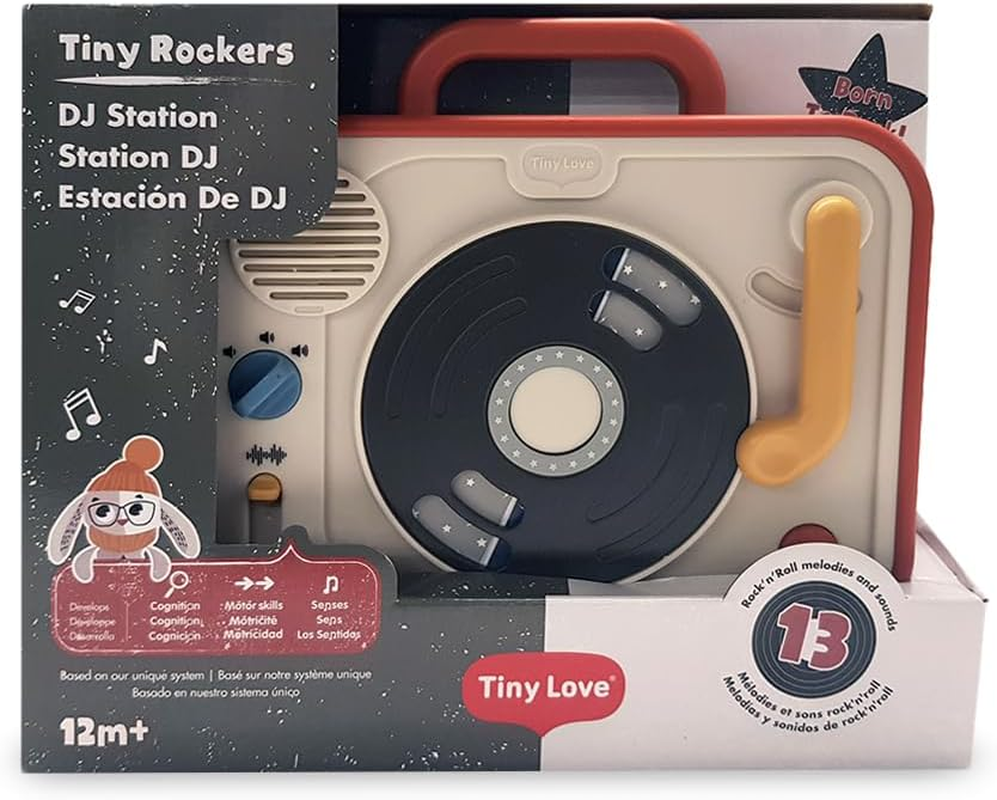 Tiny Love Tiny Rockers DJ Station Baby Learning Toy: 13 Original Rock &lsquo;N&rsquo; Roll Melodies, Skill-Building Fun, and Portable Design for Little Rockstars image number 2