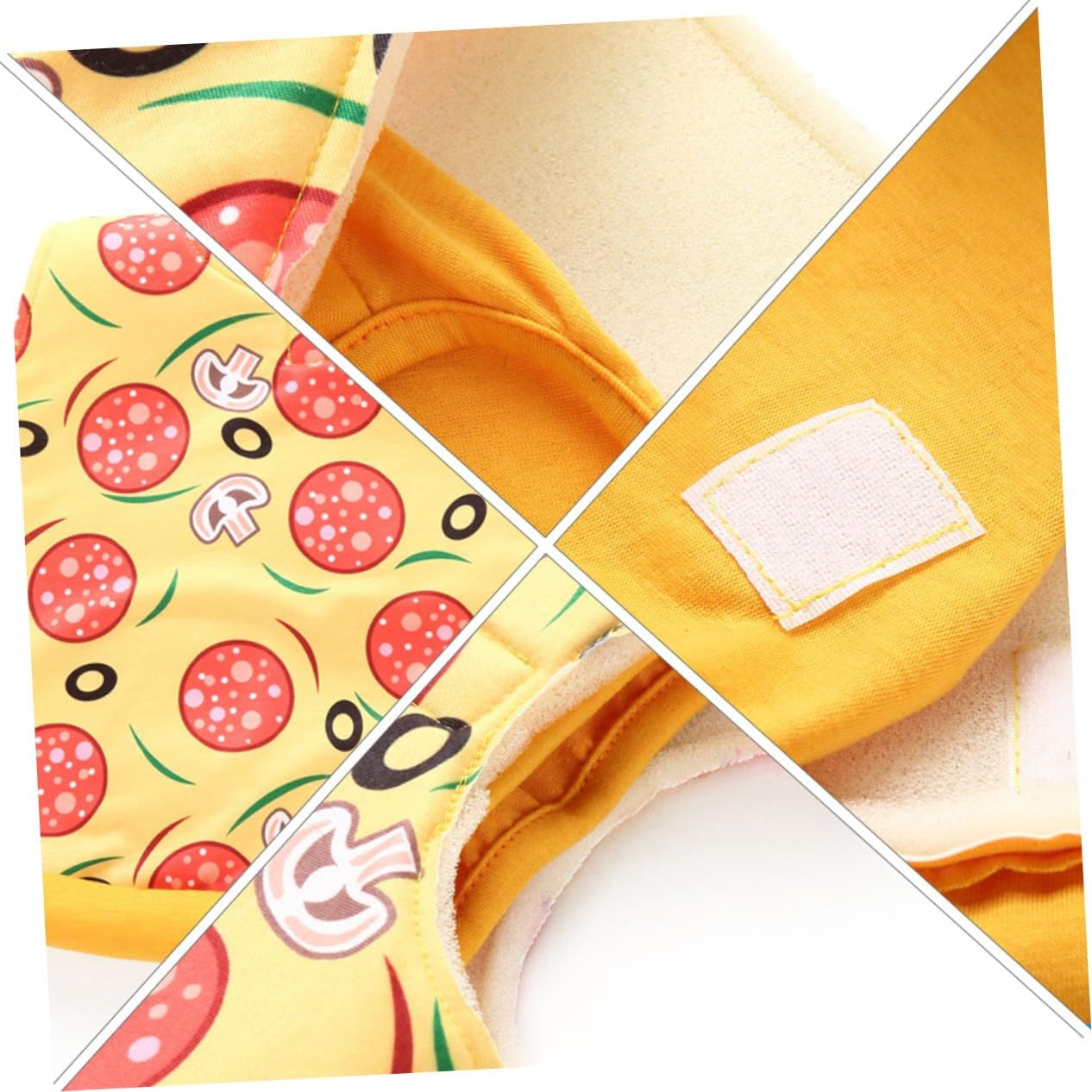 Hohopeti Halloween Pet Costume Pizza Dog Cloak Creative Christmas Pet Clothes Warm Garment Outfits for Dogs for Festive Occasions image number 6