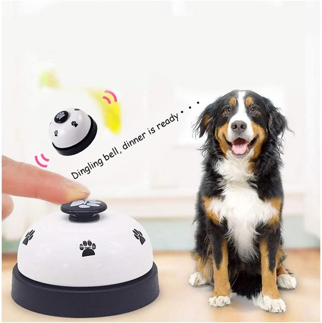 Pink Pet Training Bell, 1Pcs Dog Doorbell Dog Potty Toilet Training Bell Interaction Bell for Housing and Outdoor Training Dog Interactive Toys Eating Communication Bell