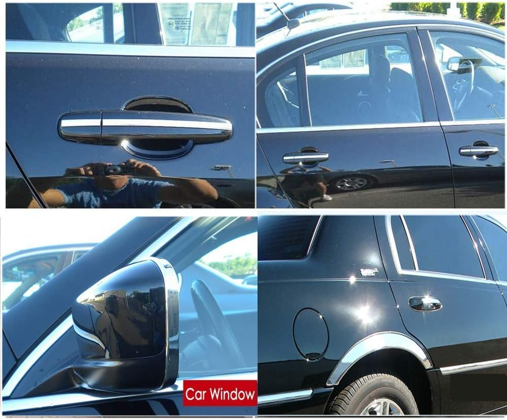 3/4"(20Mm) Automotive Chrome Trim Molding 25Ft Universal Car Side Body Trim(Self-Adhesive) Scratch-Proof Decorative UV Protected for RV Truck Motor Exterior Interior Door Window Bumper image number 4