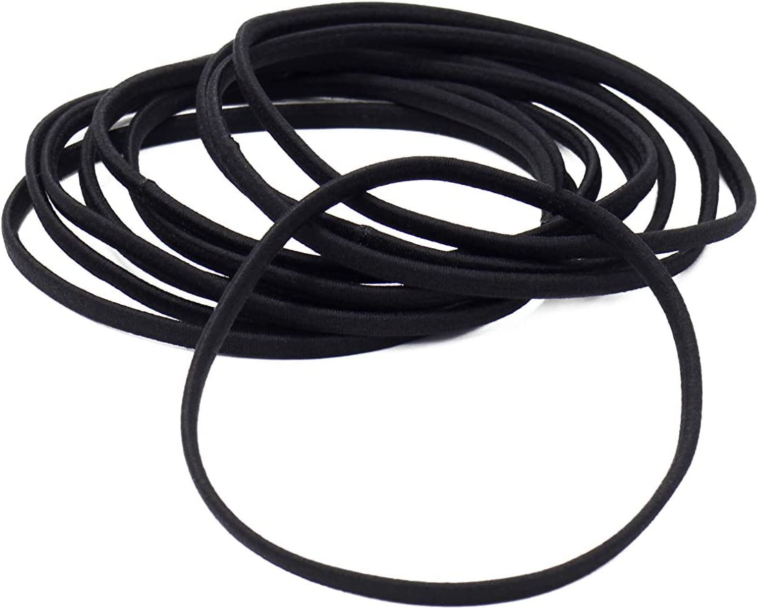 Big Hair Tools XXL Size Hair Elastics Flat - Brown