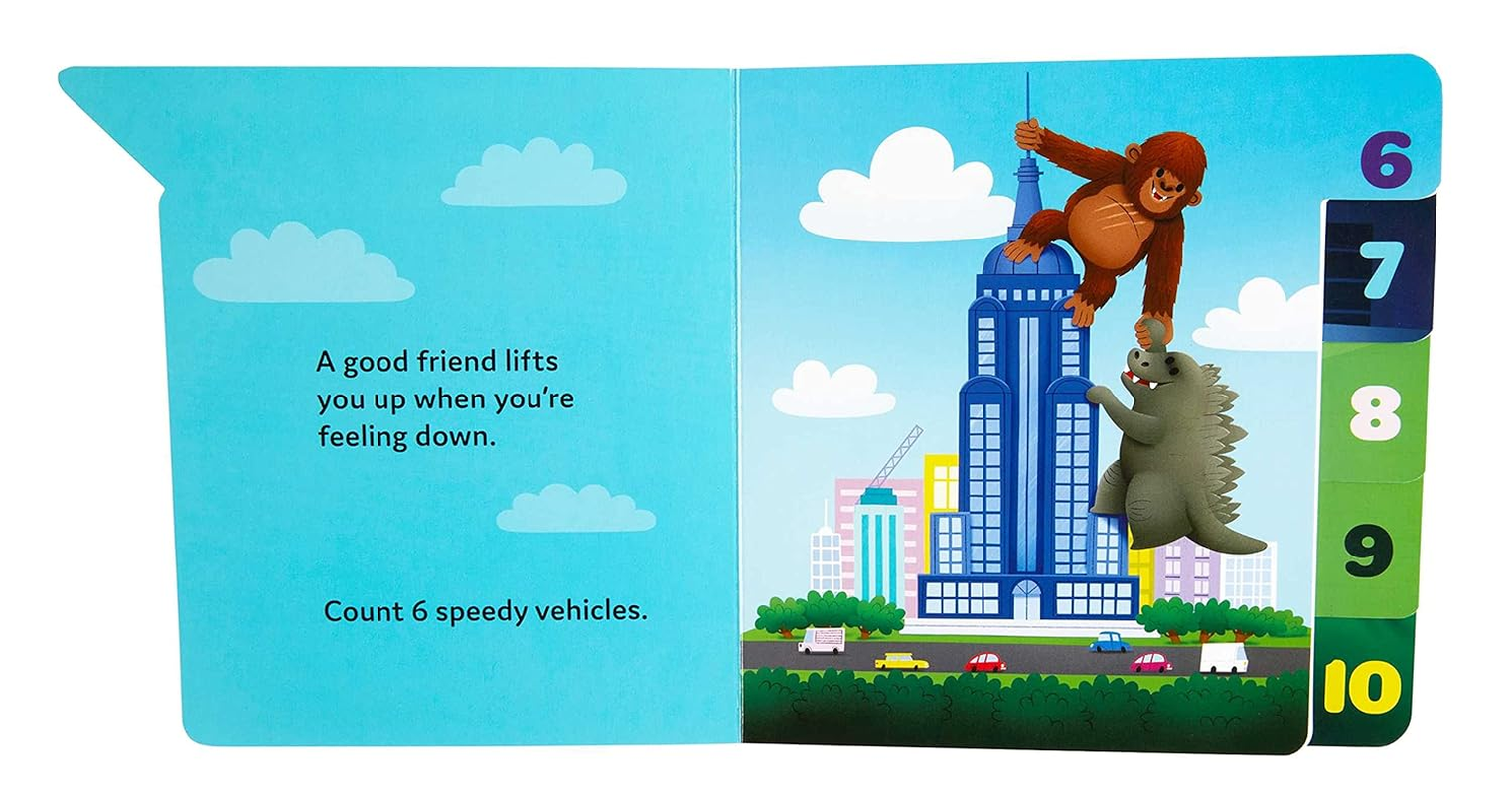 Godzilla Vs. Kong: Sometimes Friends Fight: (But They Always Make Up) (Friendship Books for Kids, Kindness Books, Counting Books, Pop Culture Board Books, Playpop) image number 2