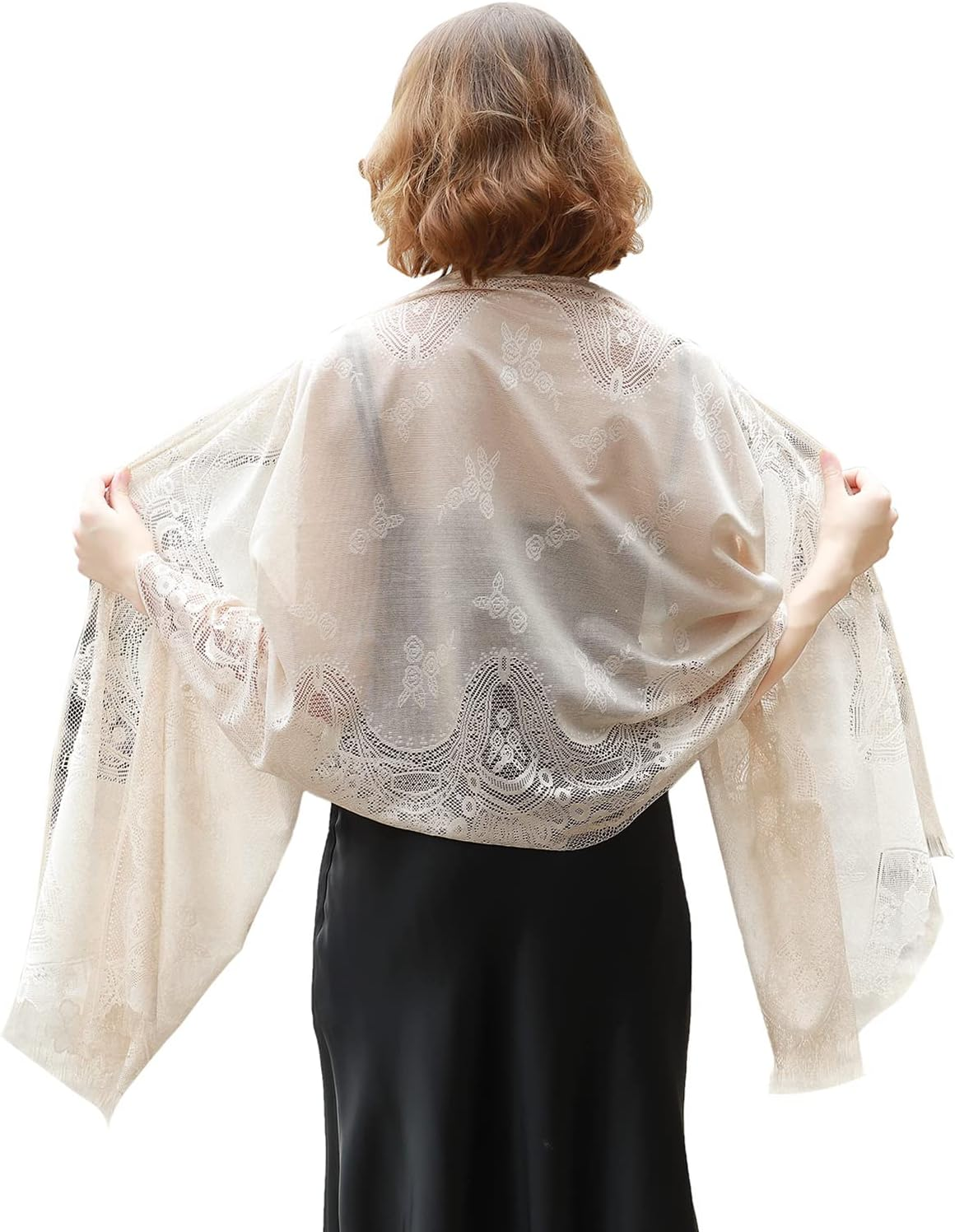 RIIQIICHY Shawls and Wraps for Evening Dresses Scarfs for Women Pashmina Wedding Formal Shawl