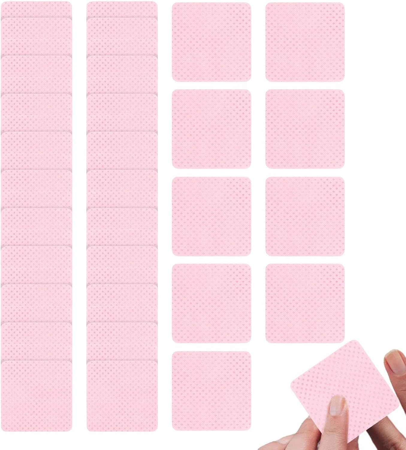 Lint Nail Wipes - Lint Nail Polish Remover Wipes - Nail Salon Supplies, Super Absorbent Gel Nail Polish Remover Pads, Eyelash Extensions Wipes for Women