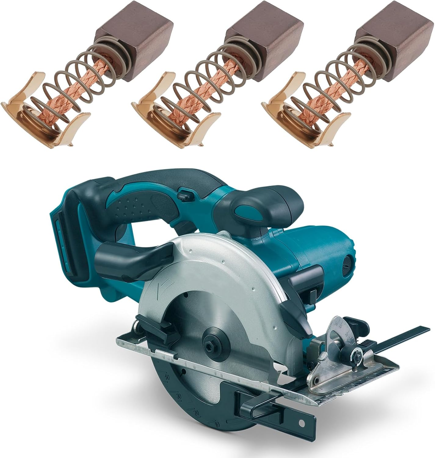 Be in Your Mind 4 Pcs Power Tool Carbon Brush Replacement Motor Brushes 7Mm X 7Mm X 9.5/12Mm Compatible with Makita CB430 BHR200 DCS550 191971-3 image number 6