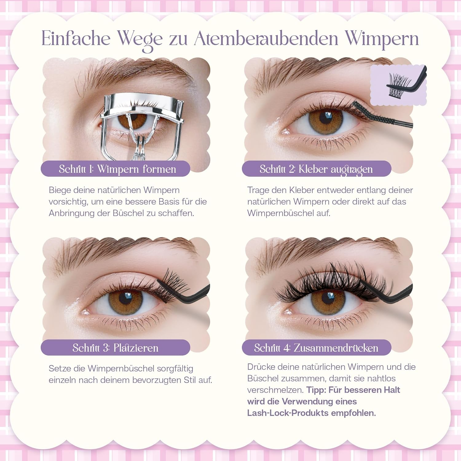 CALAILIS Eyelash Extensions, 168 Pieces, D Curl, DIY Individual Eyelashes, Mega Volume and Reusable Wispy Cluster Lashes, Super Thin Band and Soft Comfotable All Day (M03)