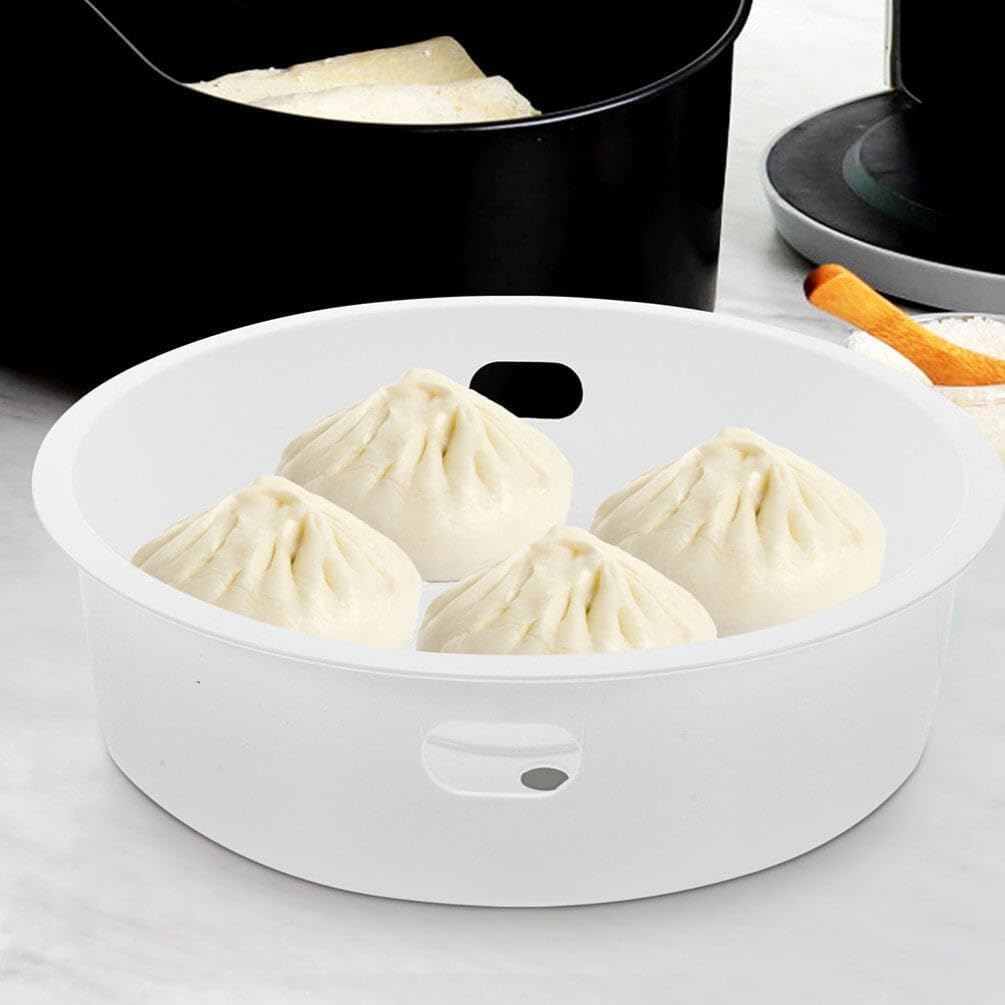 Alipis 2Pcs Steaming Rack Stand Steam Basket Insert Kitchen Cookware for Rice Cooker and Warmer Vegetable Veggie Fish Seafood image number 6