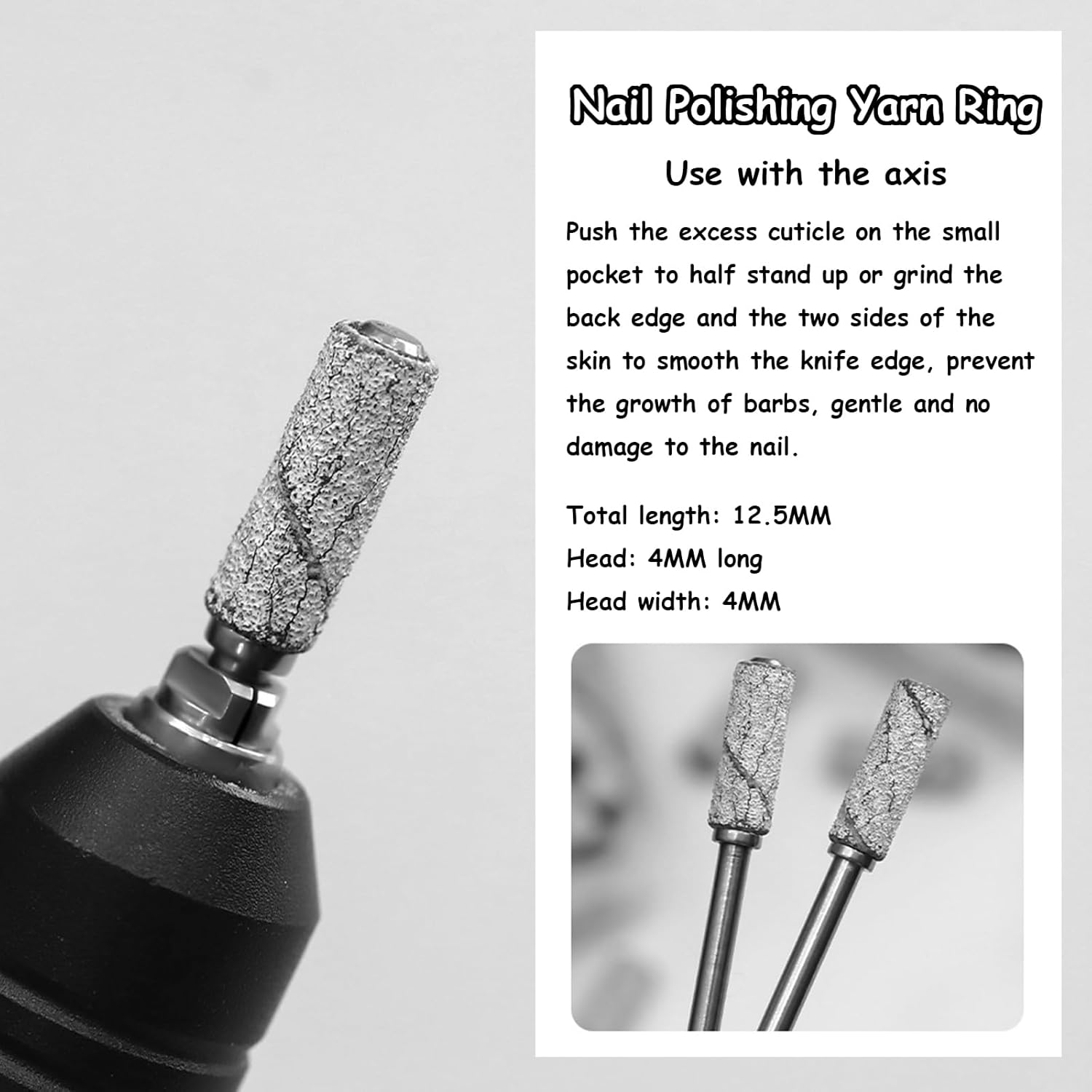 Taoluwin 50 Pcs Sanding Bands for Nail Drill, Durable Sanding Ring for Nail File, High-Grit Nail Sanders for Acrylic Nails, Manicures & Pedicures (#240) image number 3