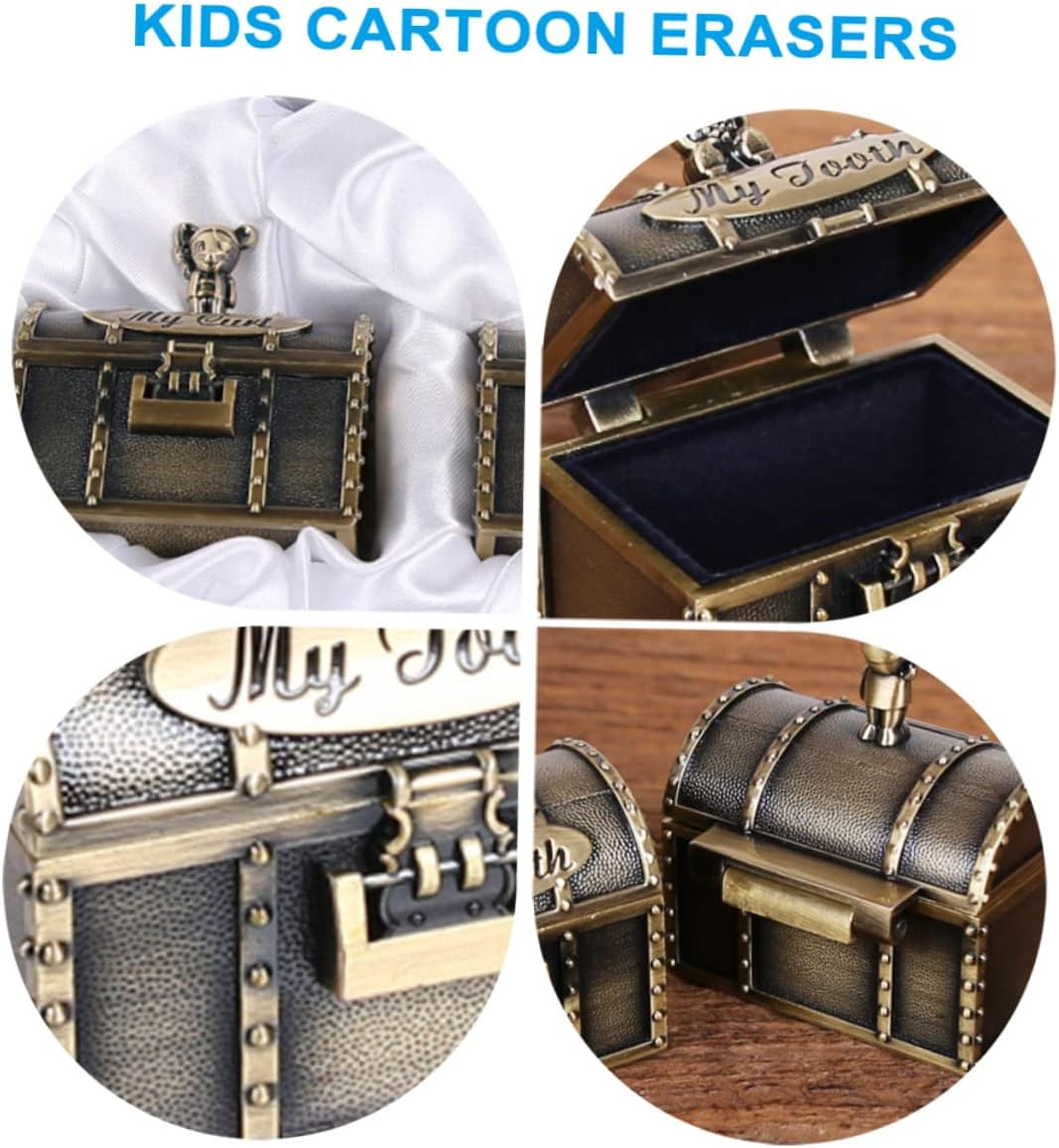 2Pcs Fetal Hair Storage Box for Newborn Teething Tooth Box Born Essentials for Boys and Girls image number 3