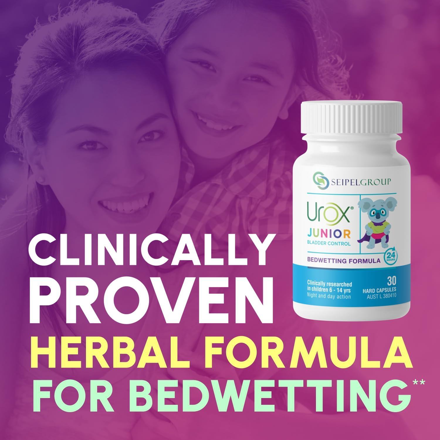 UROX Junior Natural Bladder Control - Nocturnal Enuresis or Bedwetting Supplements. Supports Bladder Control, Reduces Urinary Frequency, and Bladder Accidents for Kids, 90 Vegetarian Capsules ( 1 Bottle ) image number 3