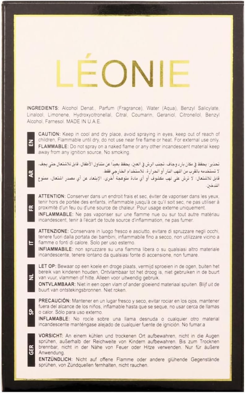 Leonie Intense by Maison Alhambra for Women - 3.4 Oz EDP Spray
