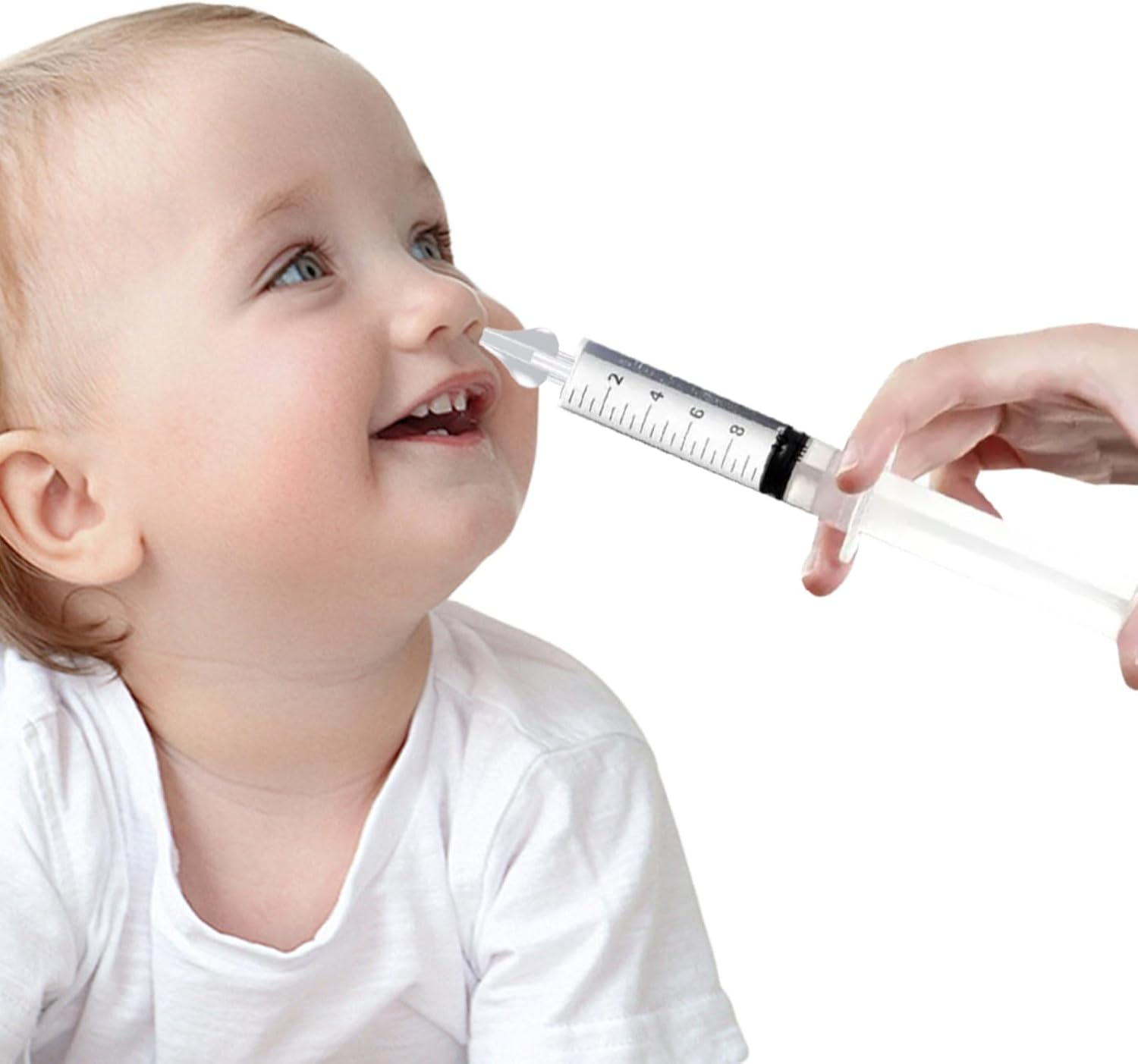 5Pack Baby Nasal Aspirator, Reusable Baby Nose Sucker,Nasal Syringe Baby, Suitable for Nasal Cavity Cleaning of Newborns image number 2