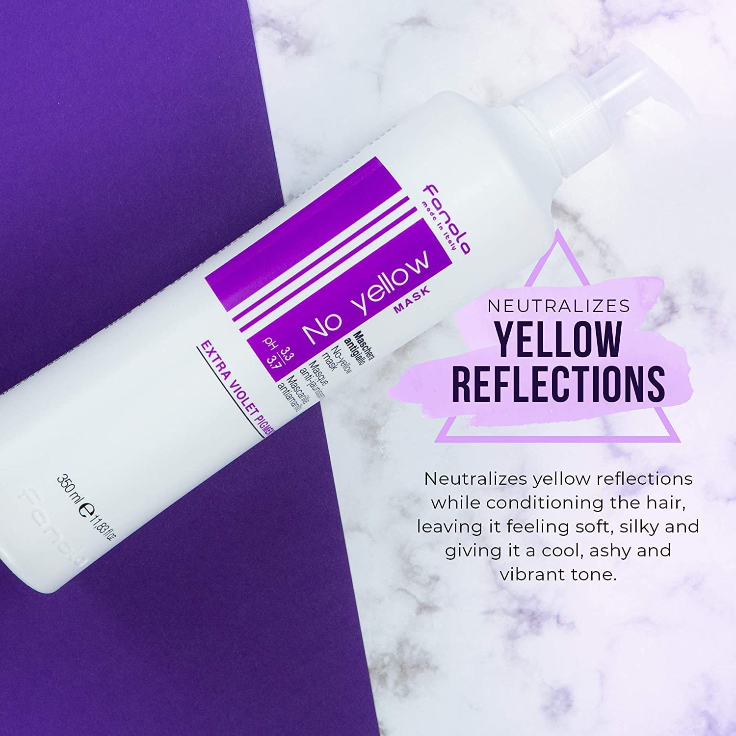 Fanola No Yellow Mask Care Treatment 1 Litre image number 2