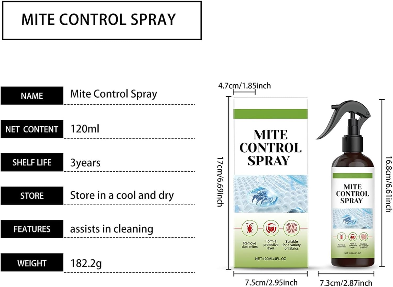 Spray for Bed Flea | 120Ml Bedroom Tick Misting,Natural Bedding Flea Spray for Mattress, Carpet, Furniture, Outdoors, Hotel, Camping, Backyard, Home, Travel image number 5