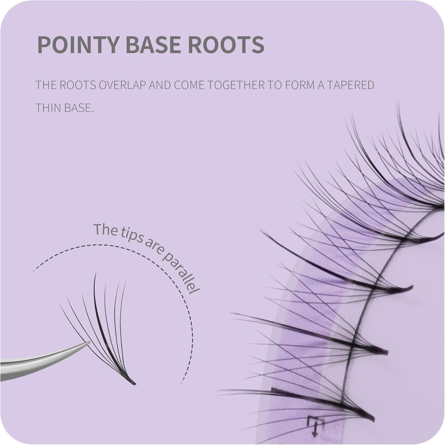 ANNAFRIS Premade Fans Eyelash Extensions Thickness 9-13Mm Mix Short Stem Pointy Base Premade Volume Lash Extensions C Curl(San,C,9-13Mm) - 10D-0.05-C image number 6