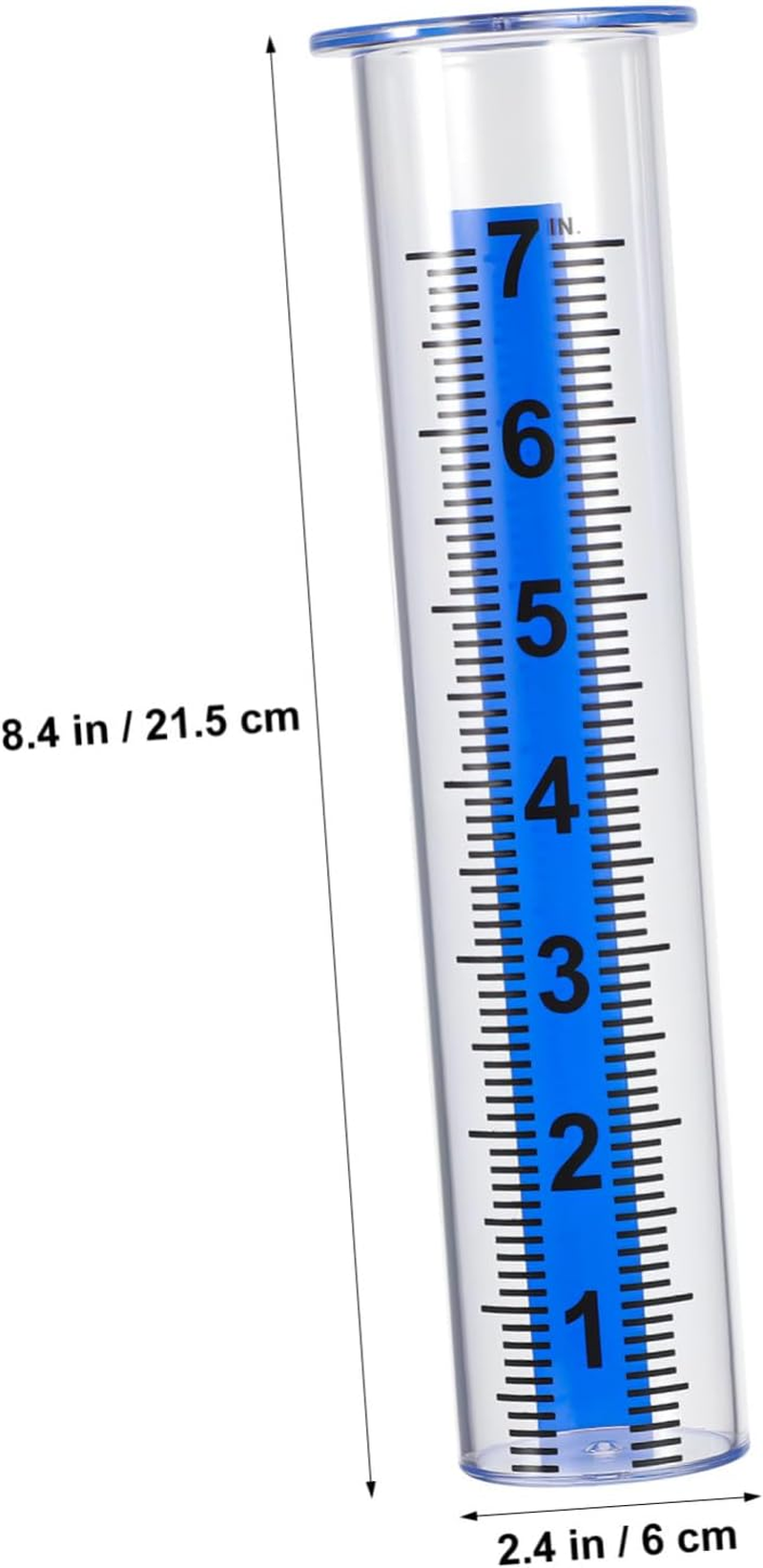 Didiseaon 2 Pcs Rain Gauge Replacement Tubes Outdoor Plastic Water Measuring Tool with Clear Markings for Garden Lawn Patio Use Weather-Resistant image number 3