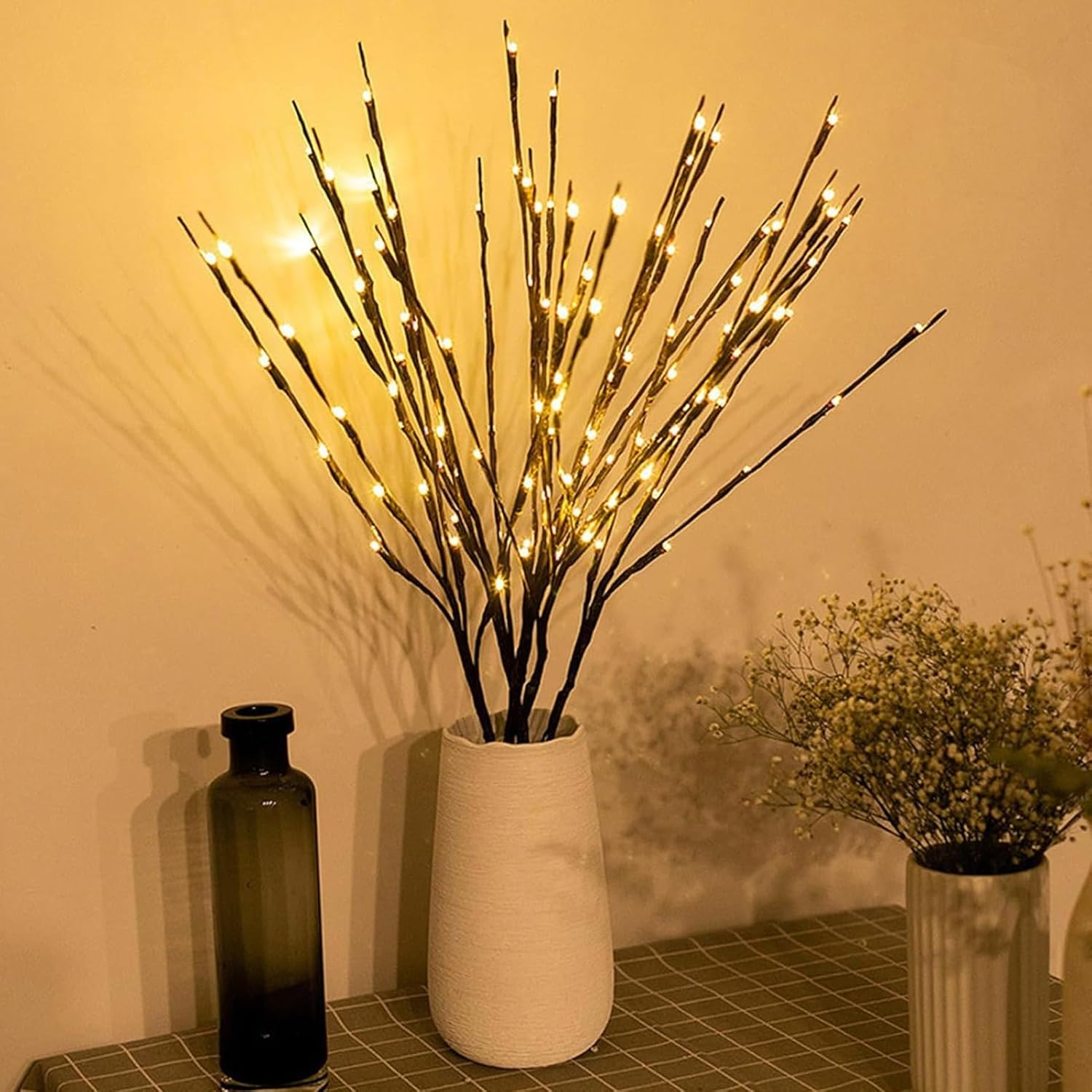 Privilege LED Branch Light, Privilegew/Privileweg LED Branch Light, Lighted Vase Filler Willow Tree, Twinkle Artificial Twig Vase with Illuminate (Warm Colors,3 Pcs) image number 5