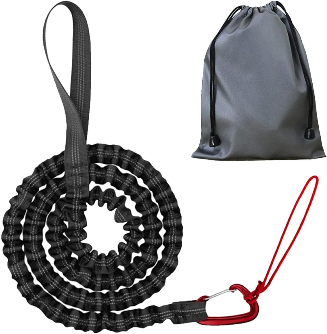 Bicycle Tow Rope Belt Strap, 1Pc MTB Stretch Bungee Tow Rope, Bicycle Children Bungee Tow Strap with Storage Bag image number 5