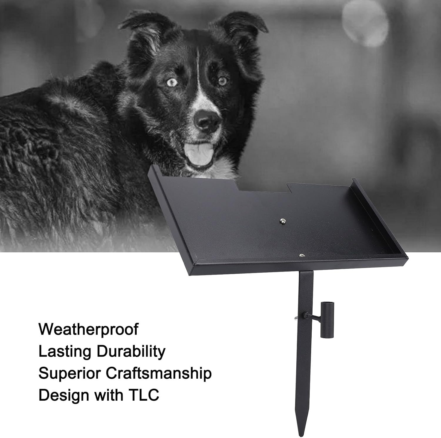 Grave Marker Stand, Heavy Duty Iron Memorial Stone Stand for Loved Ones Pets, Grave Marker for Cemetery, Memorial Stones for Loved One, Easy to Install image number 1