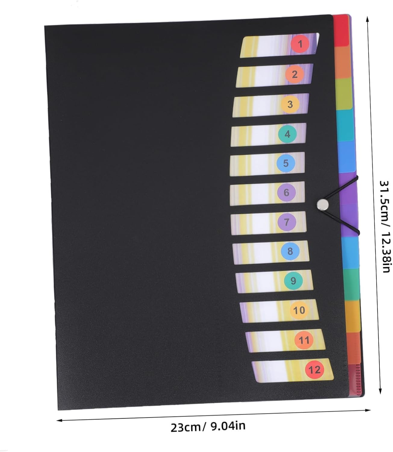 CLISPEED Expanding File Folder Portable Travel Document Organizer Large Capacity Document File Organiser for Office Use