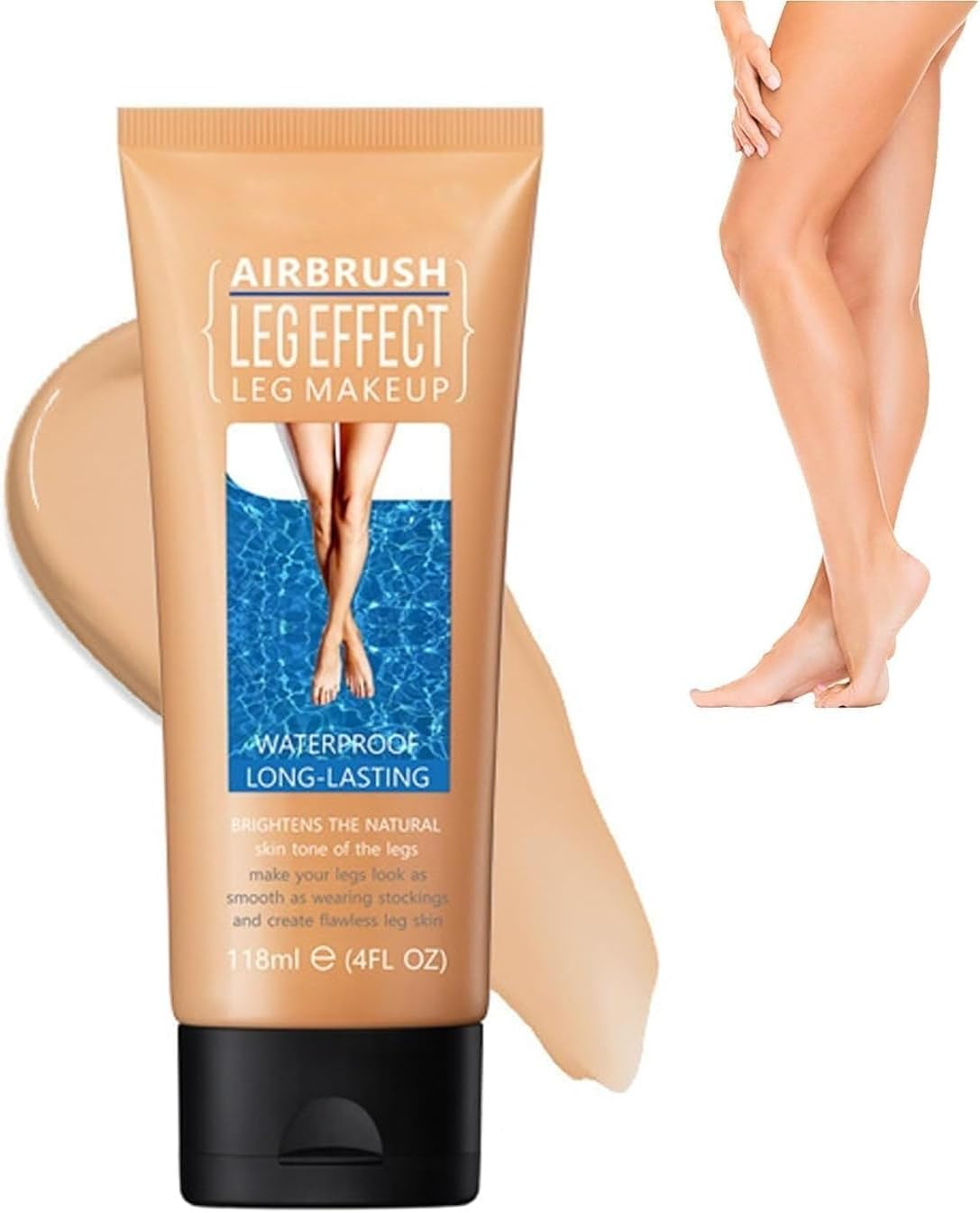 Leg Makeup Waterproof No Transfer,Three-Color Waterproof Non-Slip Foundation for Legs,Long Lasting Body Foundation,Leg and Body Scar Cover up Makeup