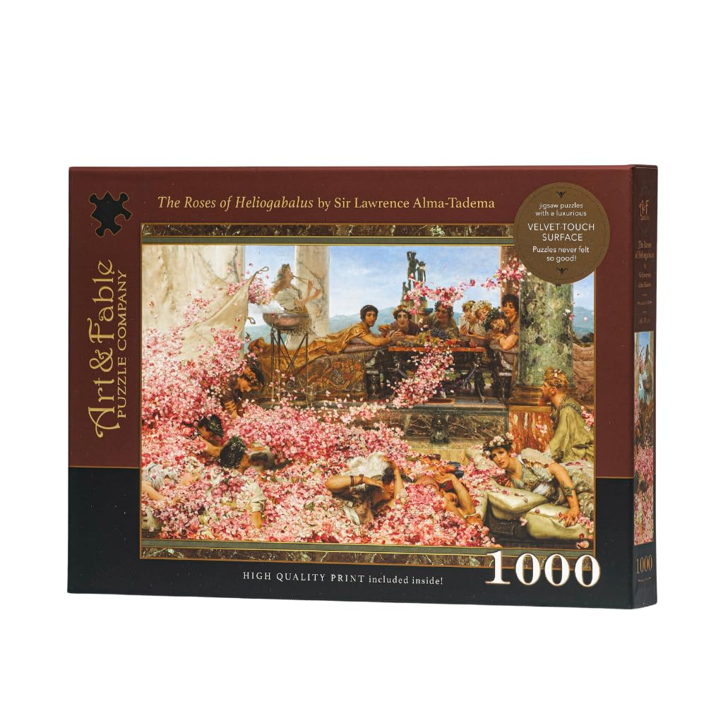 The Roses of Heliogabalus: 1000-Piece Velvet-Touch Jigsaw Puzzle image number 2