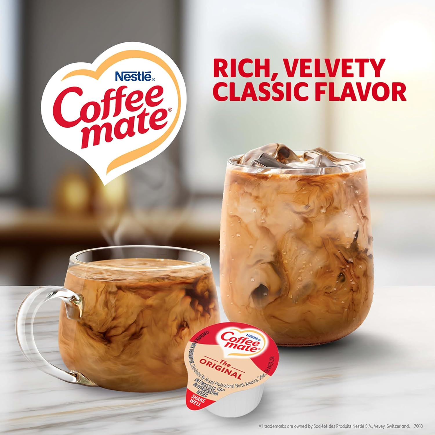 NESTLE COFFEE-MATE Coffee Creamer, Original, Liquid Creamer Singles, 180 Count (Pack of 1) image number 3