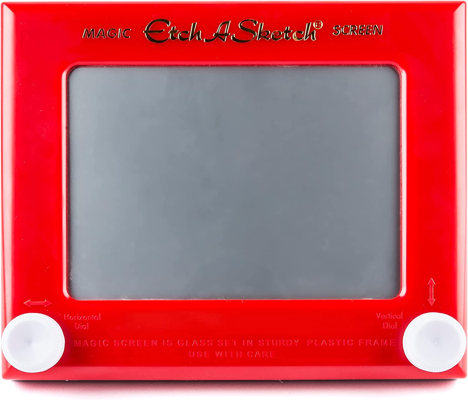 Etch a Sketch, Classic Red Drawing Retro Toy with Magic Screen, for Ages 3 and Up image number 4