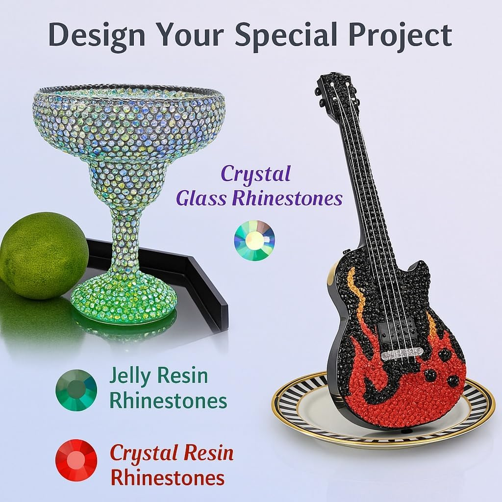 4Mm White AB Resin Rhinestones for Nail Art, DIY Crafts, and Decorations, Non-Hotfix, Requires Glue, Compatible with Tumblers Cups Shoes Clothes, 5000PCS by Damaill image number 4