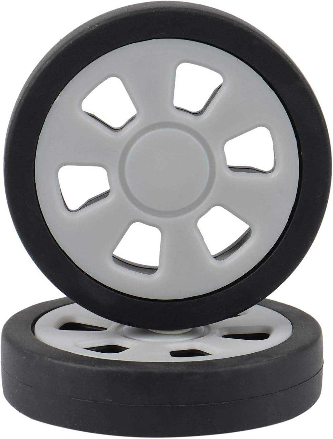 10X Luggage Accessories Wheels Aircraft Suitcase Pulley Rollers Mute Wheel Wear- Parts Repair 55X12Mm image number 4