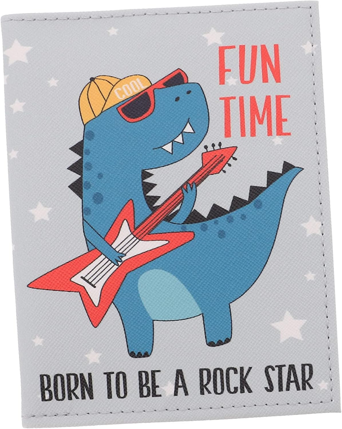 SHERCHPRY Travel Document Holder Case Cartoon Dinosaur Style Card Slots Bank Cards Pouch Pocket