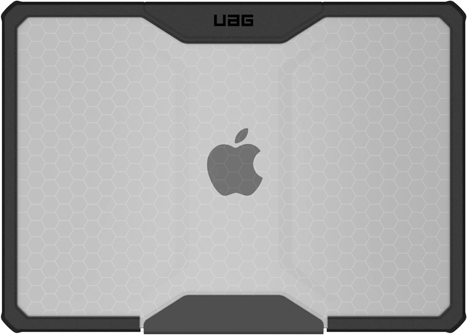 Urban Armor Gear Plyo Case for Apple Macbook Air 13 Inch (M2-2022) Case [US Military Standard Drop Proof Protective Case, Free Access to All Ports] Ice/Black (Transparent) image number 5