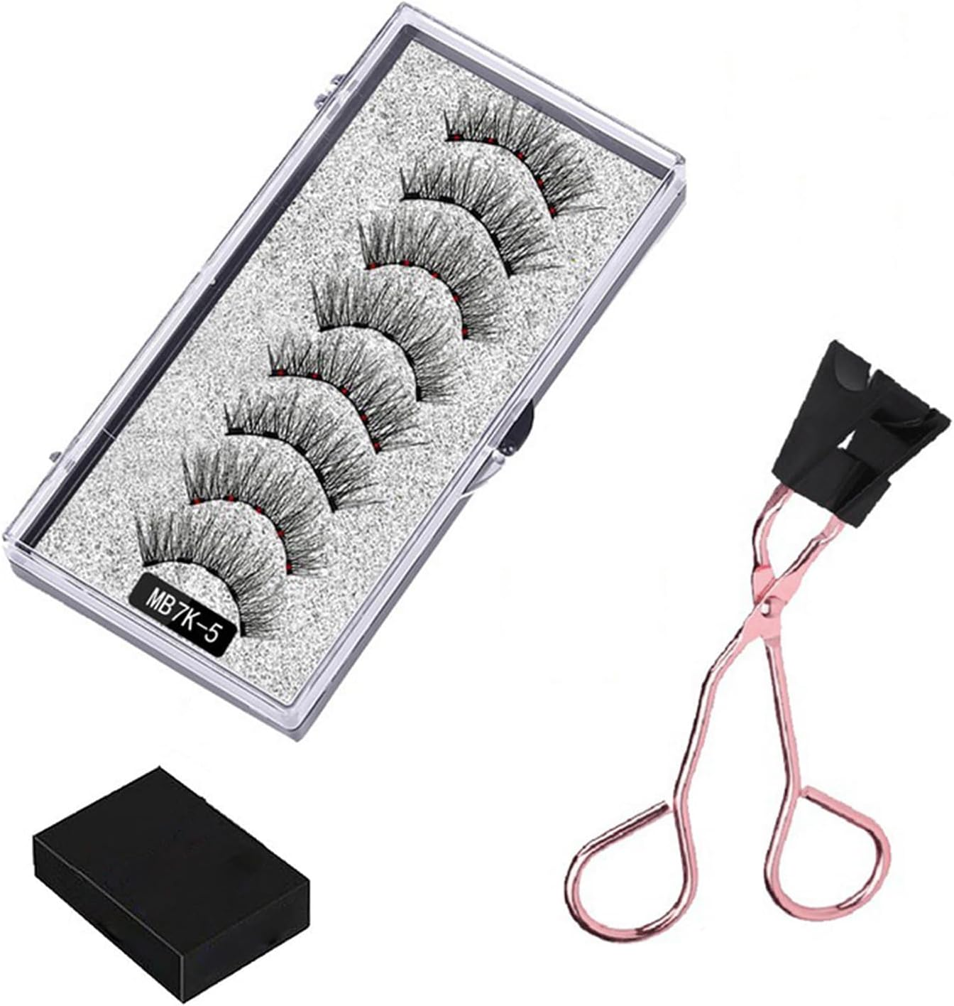 Magnetic Eyelashes with Applicator, Reusable Dual Magnetic Lashes Kit, No Glue or Liner Needed, Easy to Wear, 3D Effect image number 2
