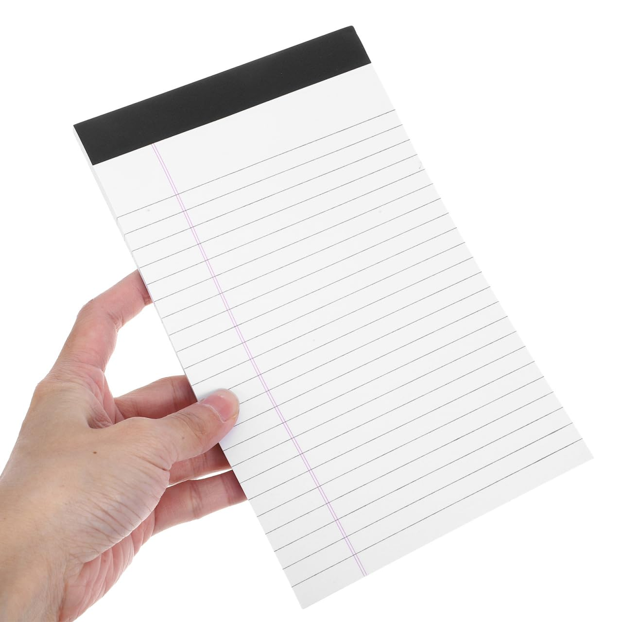 TOVINANNA Legal Pads, 4PCS Wide Ruled Writing Pads Refills Note Pads Lined Memo Pads A5 Legal Pad Wide Ruled Lined Pads Legal Rule for School Office 12.7 * 20.3Cm image number 3