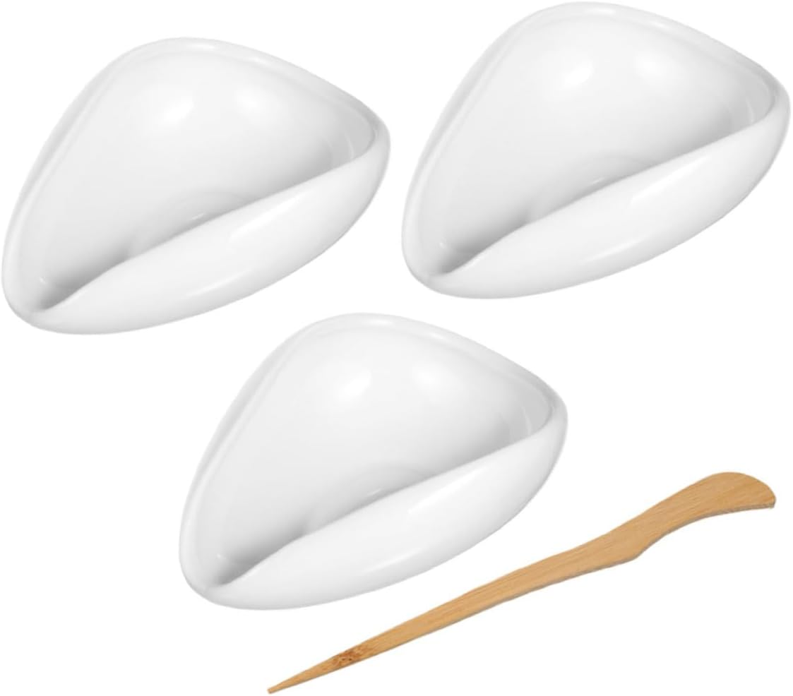 MAGICLULU Artistic Ceramic Cha Tray Loose Tea Storage Bean Loading Cup Holder Scoop Espresso Bean Measuring Tray Gongfu Accessories for Home Party image number 5