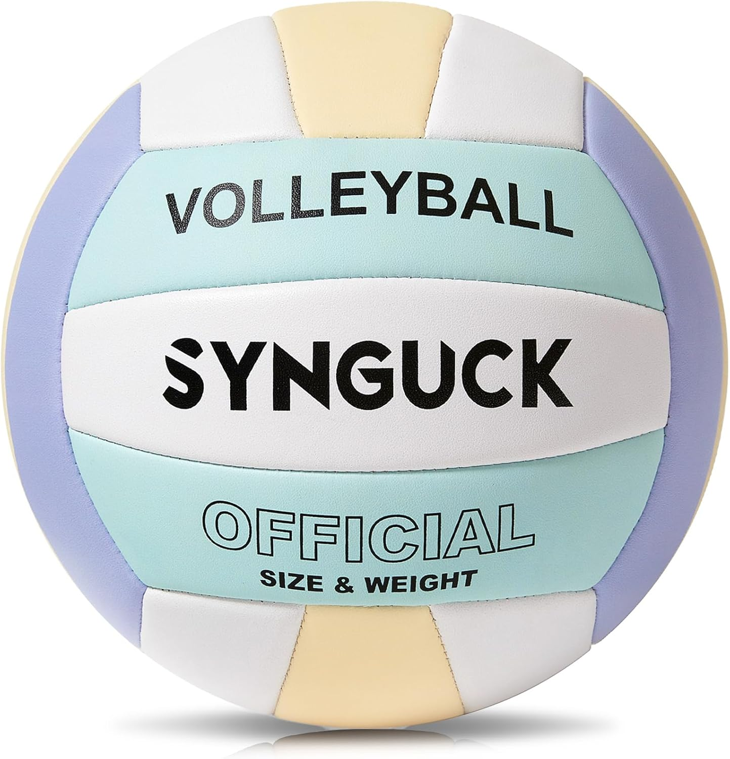 SYNGUCK Size 5 Volleyball,Official Soft Indoor Outdoor Volleyballs Sports Training Game Play Ball for Youth, Teenager, Adult image number 2