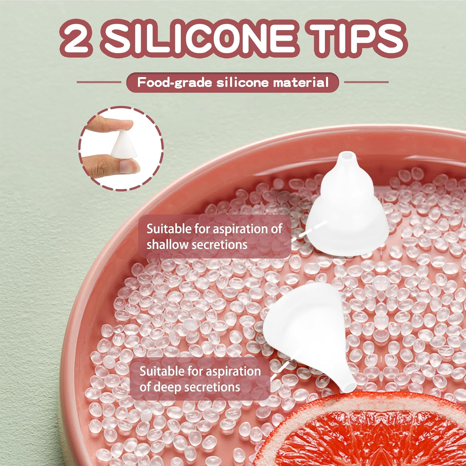 Nasal Aspirator for Baby Electric Nose Aspirator for Toddler Baby Nose Aspirator (Pink) image number 6